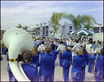 Student Marching Band Performs at Burnt Store Marina Seafood Festival in Punta Gorda, Florida, A by Skip Gandy