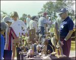 Guests Browse Wooden Wares at Burnt Store Marina Seafood Festival in Punta Gorda, Florida, D by Skip Gandy