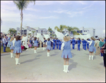 Color Guard Follows Student Marching Band During Burnt Store Marina Seafood Festival in Punta Gorda, Florida, B by Skip Gandy