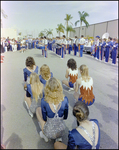 Baton Twirlers Follow Student Marching Band During Burnt Store Marina Seafood Festival in Punta Gorda, Florida, D by Skip Gandy