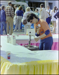 Staff Member Pours Beer From Keg at Burnt Store Marina Seafood Festival in Punta Gorda, Florida by Skip Gandy