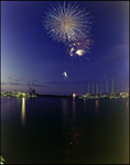 Fireworks Celebration at Burnt Store Marina Seafood Festival in Punta Gorda, Florida, R by Skip Gandy