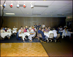 Attendees Sitting at Tables Listening to Speaker, Burnt Store Marina Seafood Festival, Punta Gorda, Florida, B by Skip Gandy