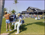 Man Serving Beer From a Keg, Burnt Store Marina Seafood Festival, Punta Gorda, Florida by Skip Gandy