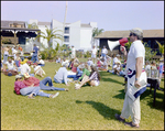 Crowd Sits on Lawn As Trophies Are Given Out, Burnt Store Marina Seafood Festival, Punta Gorda, Florida, J by Skip Gandy