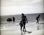 Beach Scene with Family, Tampa, Florida by George Skip Gandy IV