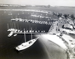 Aerial View of Davis Island Yacht Club, Tampa, Florida, B by George Skip Gandy IV