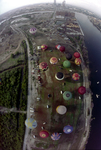 Aerial View of Balloons Staging for Launch, Tampa, Florida by George Skip Gandy IV