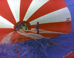 Woman Walking Inside an Inflated Balloon by George Skip Gandy IV