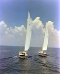 Two Sailboats off the Coast of Tampa, Florida, E by George Skip Gandy IV