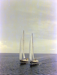 Two Sailboats off the Coast of Tampa, Florida, I by George Skip Gandy IV