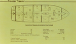 Diagram, Freezer Trawler Specifications by George Skip Gandy IV