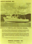 Advertisement, Desco 75' Fiberglass Fishing Vessel