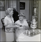 Mrs. Eliot Fletcher and Mrs. Leland Carlton Serving Tea at Community Concert Association Birthday Event, Tampa, Florida, A by George Skip Gandy IV