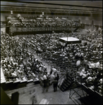 Empty Wrestling Ring Surrounded by a Crowd, Tampa, Florida, A by George Skip Gandy IV