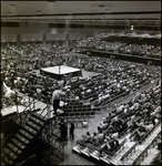 Empty Wrestling Ring Surrounded by a Crowd, Tampa, Florida, B by George Skip Gandy IV