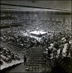 Wrestling Ring Surrounded by a Crowd, Tampa, Florida by George Skip Gandy IV