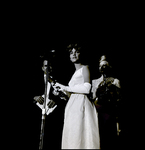 Miss Tampa Finalist Standing on Stage, Tampa, Florida by George Skip Gandy IV