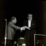 Gary Merrill and Alfredo Antonini Shaking Hands, Tampa, Florida by George Skip Gandy IV