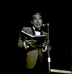 Gary Merrill Reading from Book on Stage, Tampa, Florida, E by George Skip Gandy IV