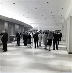 Crowd of People Walking in Curtis Hixon Hall, Tampa, Florida, A by George Skip Gandy IV