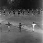 Ice Skaters Lined Up, Tampa, Florida by George Skip Gandy IV