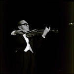 Jack Benny Playing the Violin Onstage, Tampa, Florida, B by George Skip Gandy IV