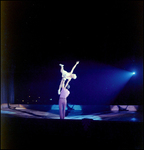 Ice Skater Being Lifted into the Air, Tampa, Florida, B by George Skip Gandy IV