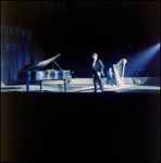 Man Walking Towards Piano on Ice, Tampa, Florida by George Skip Gandy IV