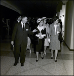 Man Leading Group of People Through Curtis Hixon Hall, Tampa, Florida by George Skip Gandy IV