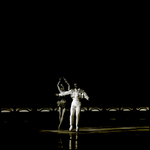 Man and Woman Dancing While Ice Skating, Tampa, Florida by George Skip Gandy IV