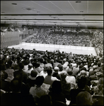 Large Crowd Surrounding Ice Rink, Tampa, Florida, A by George Skip Gandy IV