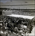 Large Crowd Surrounding Ice Rink with Curtains, Tampa, Florida, B by George Skip Gandy IV