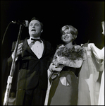 Nadine Williams Holding Flowers While Being Presented as Miss Tampa, Tampa, Florida by George Skip Gandy IV