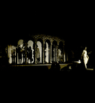 Woman Walking Down Runway, Tampa, Florida by George Skip Gandy IV