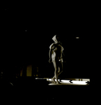 Woman Standing at End of Runway, Tampa, Florida by George Skip Gandy IV