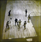 Harlem Globetrotters Basketball Player Passing Basketball, Tampa, Florida by George Skip Gandy IV