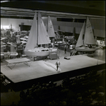 Man on Stage at the First Annual Greater Tampa Boat and Sportsman's Show, Tampa, Florida, B by George Skip Gandy IV