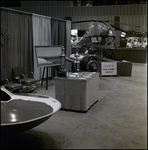 Trophies on a Table in Front of a Helicopter, Tampa, Florida by George Skip Gandy IV