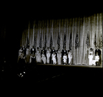 Miss Tampa Contestants Standing and Sitting on Stage, Tampa, Florida, A by George Skip Gandy IV