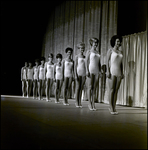 Women Standing in a Line for Miss Tampa Pageant, Tampa, Florida by George Skip Gandy IV