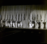 Miss Tampa Contestants Standing and Sitting on Stage, Tampa, Florida, B by George Skip Gandy IV