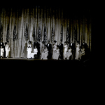 Miss Tampa Contestants Standing and Sitting on Stage, Tampa, Florida, C by George Skip Gandy IV