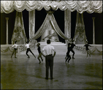 People Dancing in Performance Space in Front of Decorated Stage, Tampa, Florida by George Skip Gandy IV