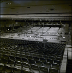 Empty Auditorium Seating in Front of Barnum and Bailey Circus Construction, Tampa, Florida, A by George Skip Gandy IV