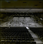 Empty Auditorium Seating in Front of Barnum and Bailey Circus Construction, Tampa, Florida, C by George Skip Gandy IV