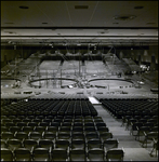 Empty Auditorium Seating in Front of Barnum and Bailey Circus Construction, Tampa, Florida, D by George Skip Gandy IV