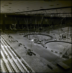 Barnum and Bailey Circus Construction Surrounded by Empty Auditorium Seating, Tampa, Florida, B by George Skip Gandy IV