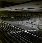 Empty Auditorium Seating in Front of Barnum and Bailey Circus Construction, Tampa, Florida, E by George Skip Gandy IV