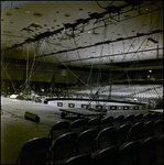 Barnum and Bailey Circus Construction Surrounded by Empty Auditorium Seating, Tampa, Florida, C by George Skip Gandy IV